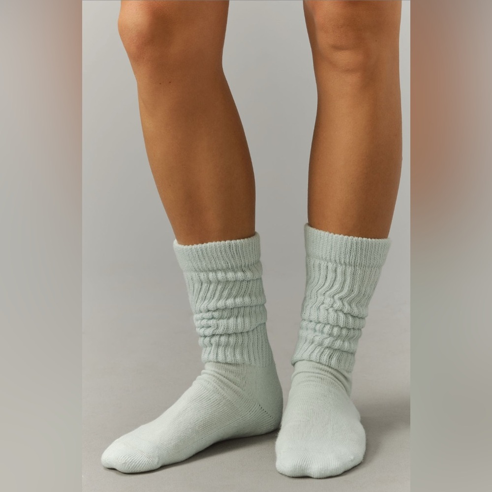 American Trench Scrunch Socks Mint - Picture 2 of 3